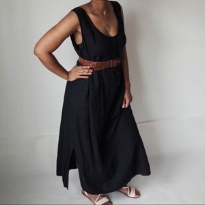 Linen/Rayon Maxi Dress